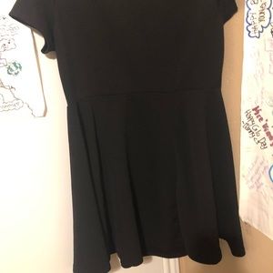 Mini black dress